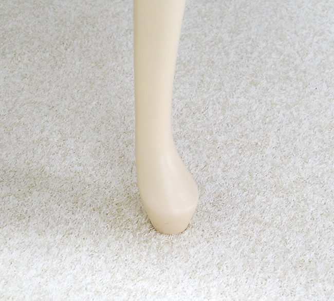 可愛い猫脚ダイニングテーブル 単品