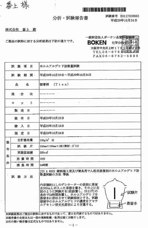 フォースター家具より安心安全家具の証明