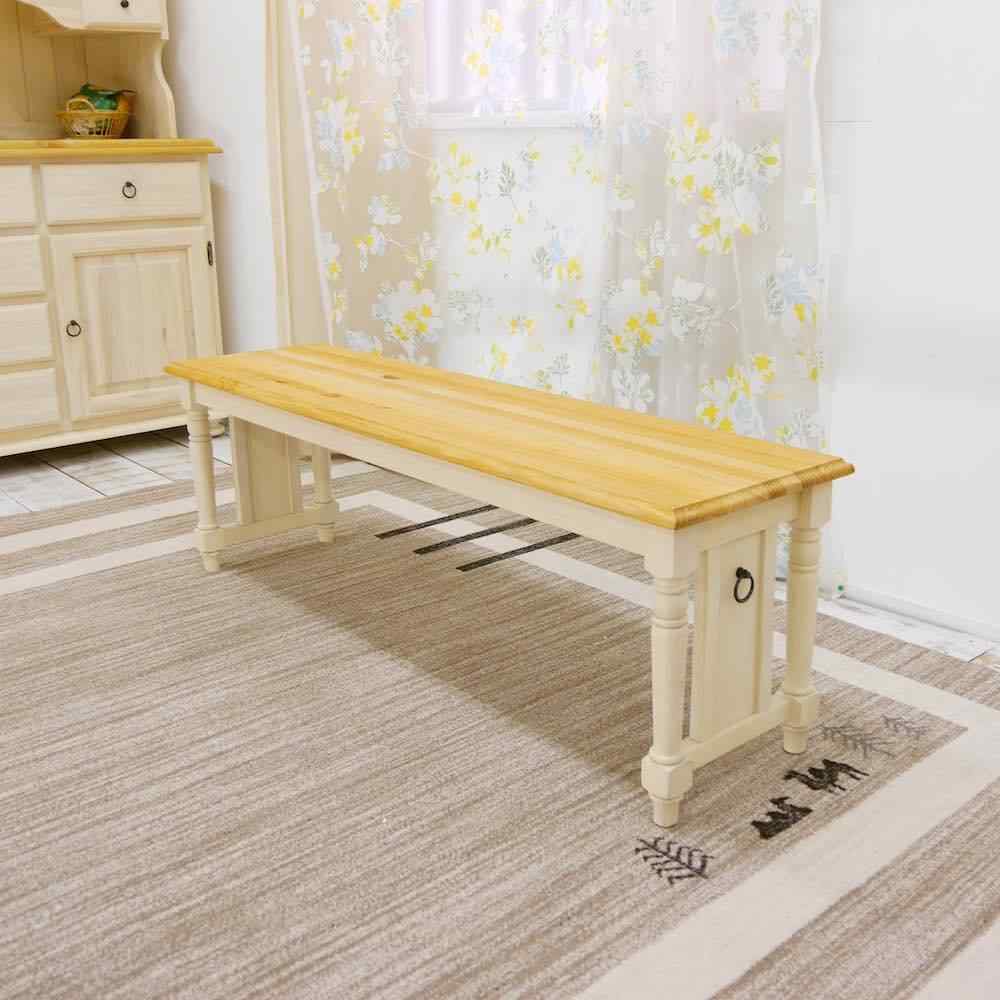 フレンチカントリー家具 ダイニングベンチ