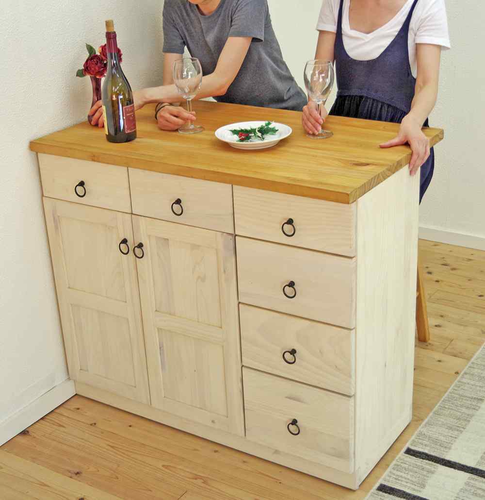 奥行があるカウンター