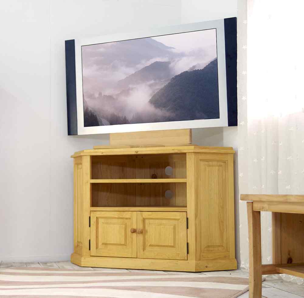 パイン材ミドルコーナーテレビ台高さ73cm