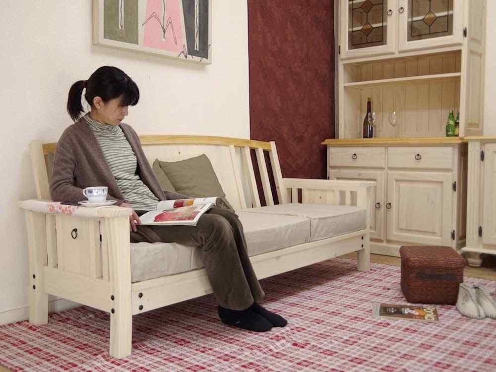へたらず長く使えるソファ
