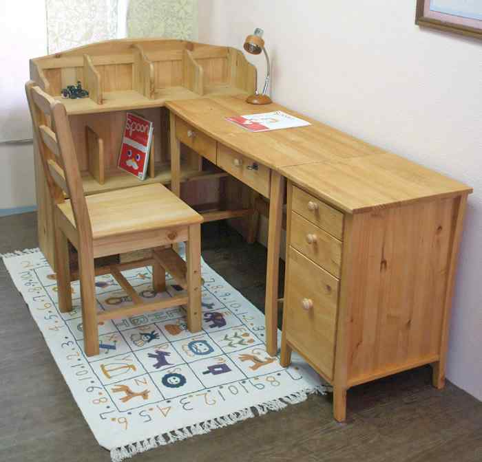 天然家具パインデスク